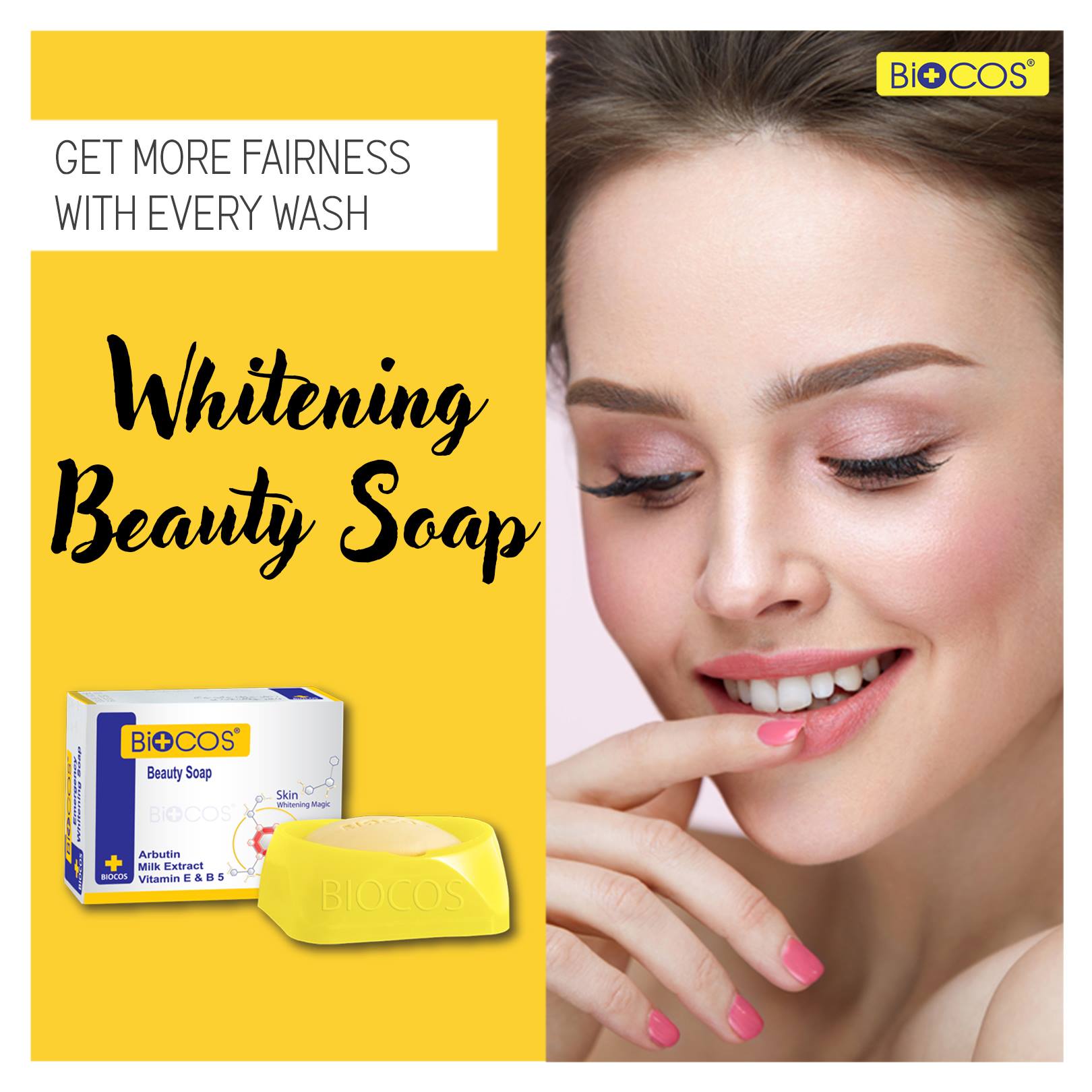 Biocos Beauty Soap With Milk Extract